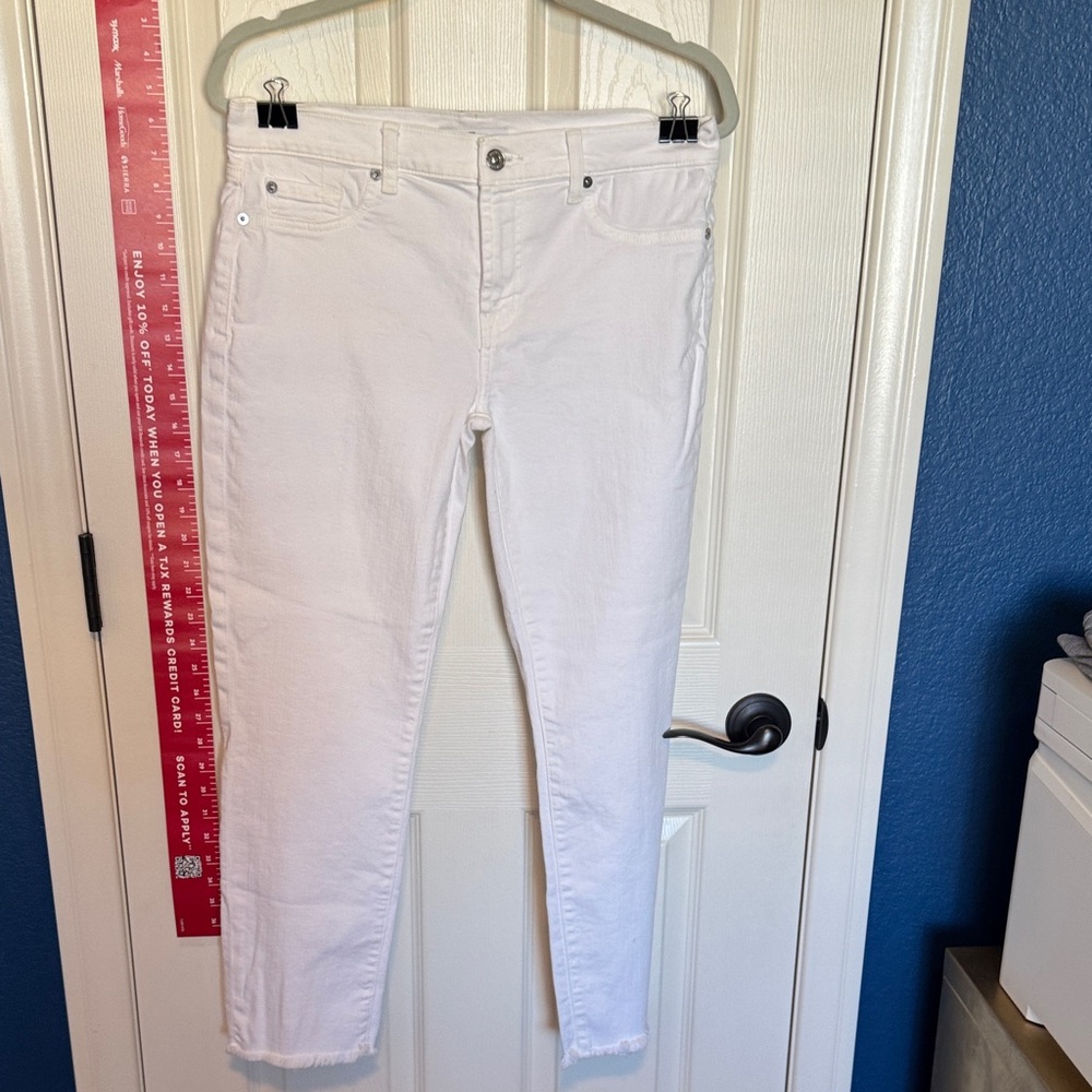 7 For All Mankind Cream Denim